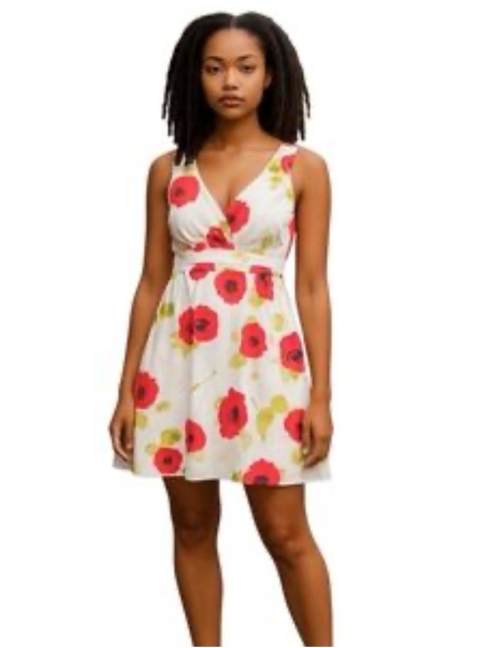 BODEN Imogen Breton dress with poppies